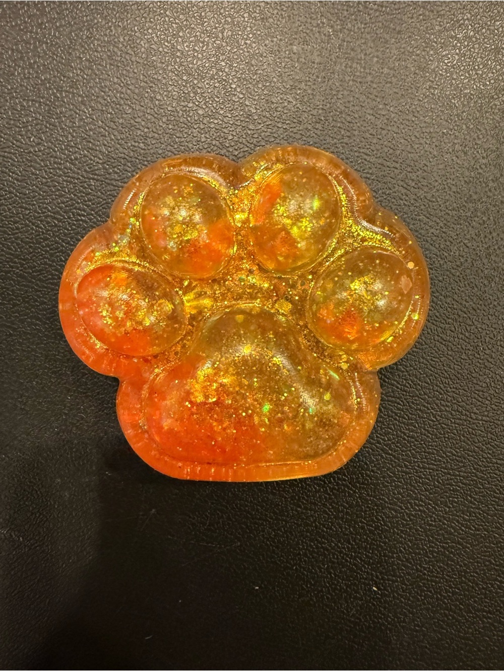 Orange Sugar Squeeze Paw Squish - 2.5”